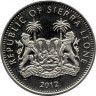 Монета. Сьерра-Леоне. 1 доллар 2012 год. XXX летние Олимпийские Игры, Лондон 2012. Бег с барьерами.