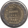  Монета. Сан-Марино. 2 евро 2002 год. ав.