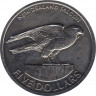 Монета. Новая Зеландия. 5 долларов 2006 год. Новозеландский сокол. ав.