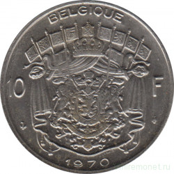 Монета. Бельгия. 10 франков 1970 год. BELGIQUE.