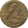  Монета. Венгрия. 2 форинта 1985 год. ав.