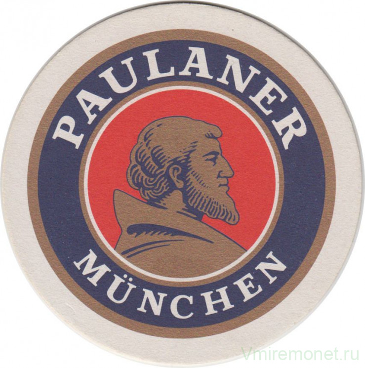 Подставка. Пиво  "Paulaner".