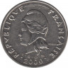 Монета. Новая Каледония. 50 франков 2000 год. ав.