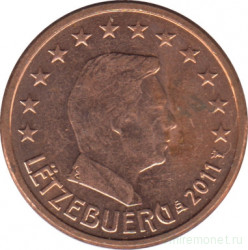 Монета. Люксембург. 1 цент 2011 год.