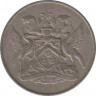 Монета. Тринидад и Тобаго. 25 центов 1972 год. рев.