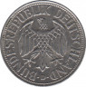 Монета. ФРГ. 1 марка 1969 год. Монетный двор - Мюнхен (D). рев.