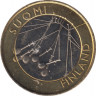 Монета. Финляндия. 5 евро 2010 год. Исторические регионы Финляндии. Сатакунта ав.