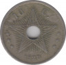 Монета. Бельгийское Конго. 10 сантимов 1928 год. ав.