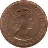 Монета. Маврикий. 5 центов 1957 год.