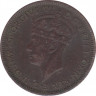 Монета. Британская Западная Африка. 1 шиллинг 1943 год. рев.