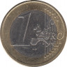 Монета. Германия. 1 евро 2003 год (А). рев.