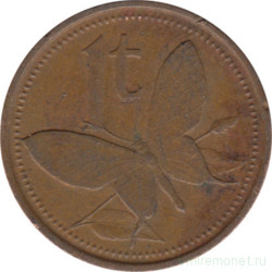 Монета. Папуа - Новая Гвинея. 1 тойя 1978 год.