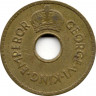 Монета. Фиджи. 1 пенни 1942 год.