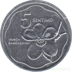 Монета. Филиппины. 5 сентимо 1989 год.