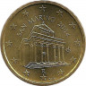 Аверс. Монета. Сан-Марино. 10 центов 2004 год.
