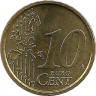 Реверс. Монета. Сан-Марино. 10 центов 2004 год.