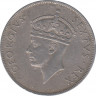 Монета. Британская Восточная Африка. 1 шиллинг 1952 год. Без отметки монетного двора. рев.