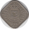 Монета. Нидерландские Антильские острова. 5 центов 1975 год. ав.