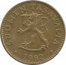 Аверс.Монета. Финляндия. 50 пенни 1982 год.