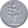Монета. Французская Океания. 50 сантимов 1949 год. ав.