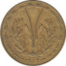 Монета. Западноафриканский экономический и валютный союз (ВСЕАО). 10 франков 1977 год. ав.