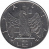 Монета. Италия. 1 лира 1942 год. ав.