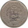 Монета. Перу. 1 соль 2004 год. ав.