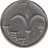 Монета. Израиль. 1 новый шекель 2006 (5766) год. рев.