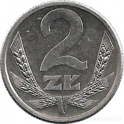 Монета. Польша. 2 злотых 1989 год.