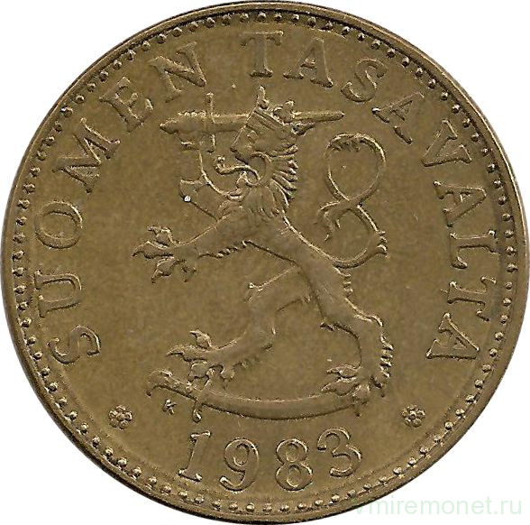 Монета. Финляндия. 50 пенни 1983 год (К).