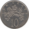 Монета. Ямайка. 10 центов 1982 год. рев.