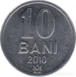 Монета. Молдова. 10 баней 2010 год.