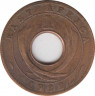 Монета. Британская Восточная Африка. 1 цент 1922 год. H. ав.