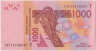 Банкнота. Западноафриканский экономический и валютный союз (ВСЕАО). Того. 1000 франков 2003 год. (T). Тип 815Tа. рев.