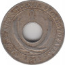 Монета. Британская Восточная Африка и Уганда. 1 цент 1912 год. ав.