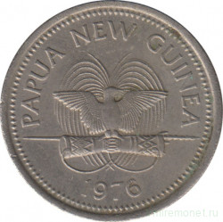 Монета. Папуа - Новая Гвинея. 10 тойя 1976 год.