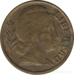 Монета. Аргентина. 20 сентаво 1950 год. Алюминиевая бронза.