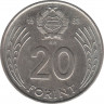 Монета. Венгрия. 20 форинтов 1983 год. ав.
