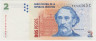 Банкнота. Аргентина. 2 конвертируемых песо 2002 года. Тип 346 (1). ав.