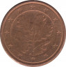 Монета. Германия. 1 цент 2002 год. (A). ав.