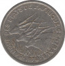 Монета. Центральноафриканский экономический и валютный союз (ВЕАС). 50 франков 1978 год. (Габон - D). ав.