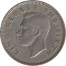 Монета. Новая Зеландия. 1 шиллинг 1950 год. рев.