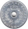  Монета. Греция. 5 лепт 1954 год. ав.