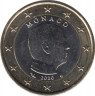 Монета. Монако. 1 евро 2020 год. ав.