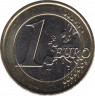 Монета. Монако. 1 евро 2020 год. рев.