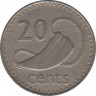 Монета. Фиджи. 20 центов 1979 год. рев.