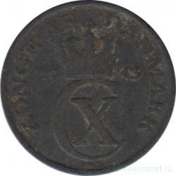 Монета. Дания. 1 эре 1943 год.