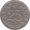 Монета. Югославия. 25 пара 1920 год. ав.