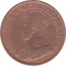 Монета. Южно-Африканская республика (ЮАР). 1 пенни 1928 год. рев.
