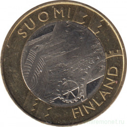 Монета. Финляндия. 5 евро 2011 год. Исторические регионы Финляндии. Уусимаа.